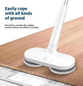 Cordless Electric Spin Mop with Chenille Head