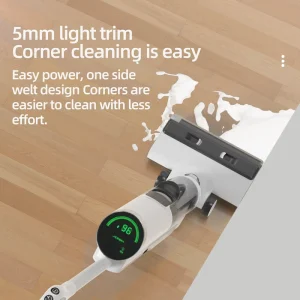 Cordless Floor Vacuum Cleaner with Mop, Self-Cleaning, Lightweight Handheld Design, and Antibacterial Function