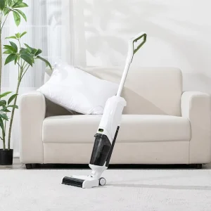 Cordless Handheld Wet Dry Vacuum Cleaner 200W Suction Rechargeable Lightweight Compact Multiple Nozzles for Household Hotel Use