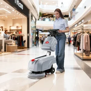 Cordless Mini Floor Scrubber Machine for Marble Floors