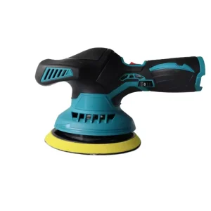 Cordless Random Orbital Sander with Variable Speed Lithium Battery for Car Waxing and Wood Sanding