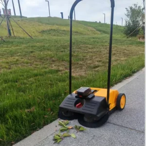 Cordless Rechargeable Lithium Battery Walk Behind Sweeper New Condition