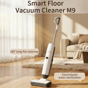 Cordless Stick Vacuum Cleaner Spin Mop Handheld Wet Dry Floor Washer Automatic Washing Sweeper