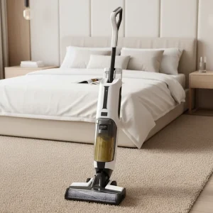 Cordless Vacuum Cleaner Wet and Dry HEPA Filtration 680 mL Water Tank 3 in 1 Cleaning UV Sterilization for Hotel Household