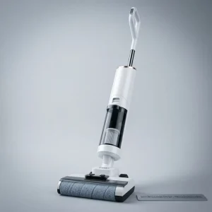 Cordless Vacuum Mop with Voice Interaction and LED Display