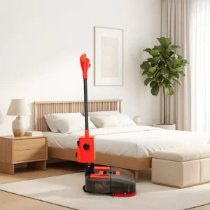 Cordless Walk-Behind Floor Washer Dryer with 36V Lithium Battery and Water Tank