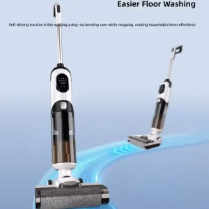 Cordless Wet Dry HEPA Brushless Motor Self-Cleaning Floor Washer with Voice Assistant for Multiple Surfaces