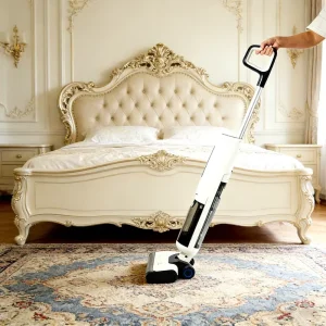 Cordless Wet/Dry Vacuum Cleaner and Self-Cleaning Floor Washer for Household Use