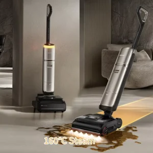 Cordless Wet Dry Vacuum Dreame H60 Ultra 160C Steam 90C Hot Water Mopping Dual Arm 26000Pa Self Cleaning Smart Hotel Floor