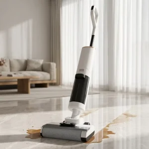 Cordless Wet Dry Vacuum and Mop Floor Washer with 20 kPa Suction for Hard Floors