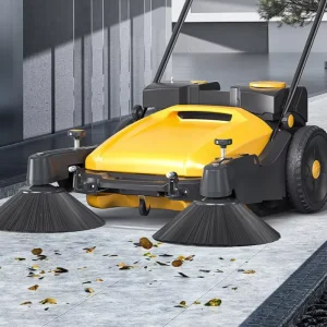 Cost Effective New S1 Sweeper Walk Behind Manual Low Maintenance Reliable Performance for Factory Aisle Cleaning