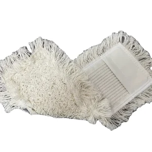 Cotton Flat Dust Mop Head for Hotel, Hospital, Household, and Industrial Floor Cleaning