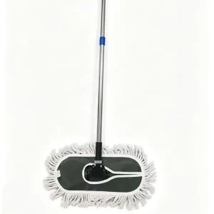 Cotton Flat Mop Cleaning Floor Mop with Steel Pole for Household Cleaning