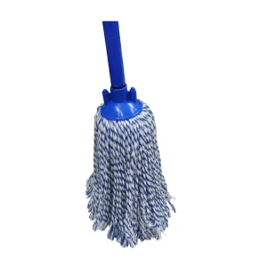Cotton Wet Mop Cleaning Mop Head with Metal Handle