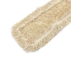 Cotton Wet Mop Head with Back Pocket Dust Mop Pad