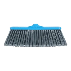 Crack-Proof Easy-Assemble Plastic Street Broom Head Traditional Broom Brush for Home Use