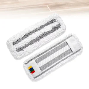 Custom Commercial Industrial Microfiber Blend Wet Dust Mop with Tufting Cotton Mop Pad