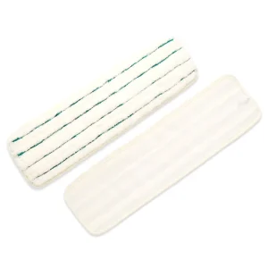 Custom Commercial Industrial Microfiber Scrubbing Dry Mop Microfiber Plush Fabric with Microfiber Magic Flat Floor Cleaning Mop