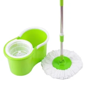 Custom Eco Friendly Household Floor Wet Cleaning Microfiber Micro Fiber Twist 360 Rotating Cleaning Spinning Mop and Bucket Set
