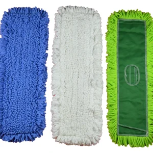 Custom High Absorbent Microfiber Dust Mop Head Replacement for Commercial Hotel Business Floor Cleaning