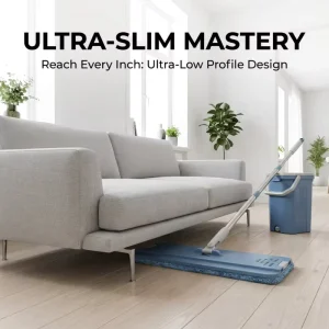 Custom Home Cleaning Hands Free Flat Mop 360° Rotating Floor Cleaner for Professional Use