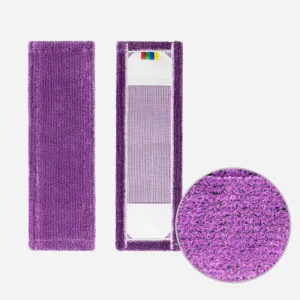 Custom Household Microfiber Flat Floor Cleaning Pad Refill Reusable Absorbent Antibacterial Mops Head with Pocket