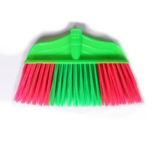 Custom Length Color Logo Durable Shiny Two Color Soft Broom Brush Head Floor in House