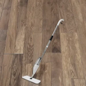 Custom Logo Portable 360-Degree Rotary Microfiber Flat Mop With Spray Function Detachable Handle