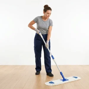 Custom Long-Handle Heavy-Duty Cotton Flat Mop