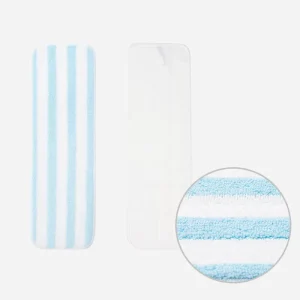 Custom Microfiber Wet Mop Head Refill for Commercial Floor Cleaning Reusable Washable Microfibre Flat Mop Padsreplacement
