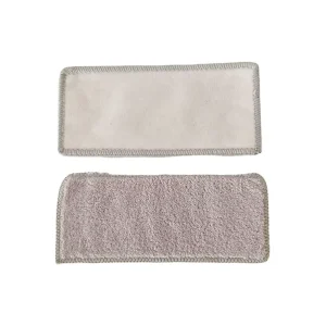 Custom Rectangle Sustainable Self-Wringing Mop Cloth Pad Replacement with Four-Side Wringing Microfiber Mop