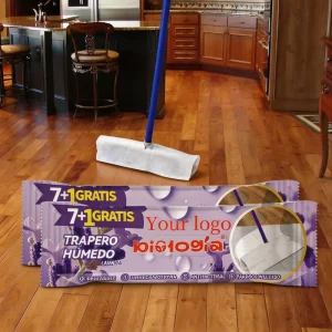 Custom Size Cleaning Floor Wet Wipes Disposable Floor Wipes for Mop(20*30CM)