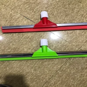 Custom Size Sponge Rubber Floor Squeegee with Dual Blade for Plastic Floor Cleaning