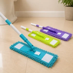 Custom Size Super Absorbent Microfiber Chenille Mop Refills for Floor Cleaning Flat Mop Pads