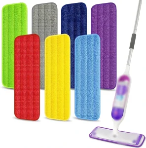 Customised Eco Friendly Power Mop Replacement Heads Dehydration Rate Durable for All Microfiber Spray Mops