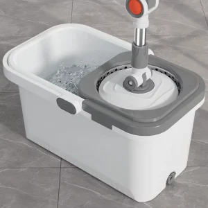 Customizable Telescopic Handle Mop Set Hand Wash Free Easy Cleaning Dust Free Dry Wet Separation Floor Rotating