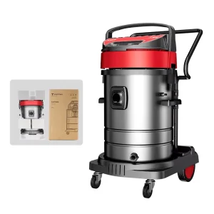 Customized 80L Wet and Dry Industrial Commercial Backpack Vacuum Cleaner 3-Stage