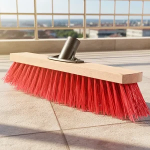 Customized Hard Bristle Street Wooden Brush Garden Floor Broom Head