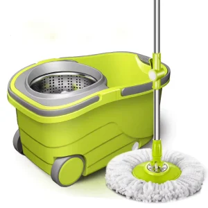 Customized Hot Deals Magic Spin 360 Microfiber Mop with Cleaning Mop and Stainless Twisted Pole Mop