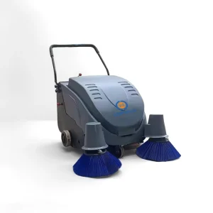 Customized New Condition Walk Electric Floor Sweeper 1100mm Cleaning Width 4200m2 h Productivity for Hotel Restaurant Sidewalk