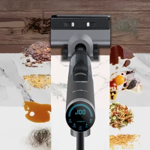 D12 Wet and Dry Upright Vacuum Cleaner with Self-Cleaning and 15000Pa Suction