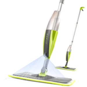 DARIS Bathroom Tool Hand Flat Floor Mop Cleaning Aluminum Pole Spray Mop