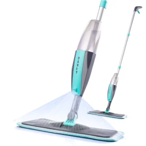 DARIS Factory Comfortable Handle Floor Cleaning Tool Rotatable 360 Degree Lazy Spray Mop With 300ml Water Tank