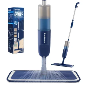 DARIS Good Reviews Spray Lazy Mop Wet and Dry Hands Free Spray Mop with Washable Microfiber Pads