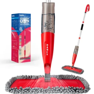 DARIS Household Cleaning Accessories Easy Handheld Water Spray Mop with Microfiber Mop Pads