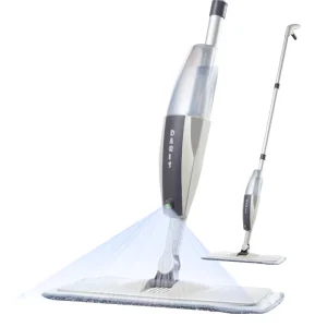 DARIS Household Healthy Mops for Floor Cleaning Wet Spray Mop with 500ml Refillable Bottle