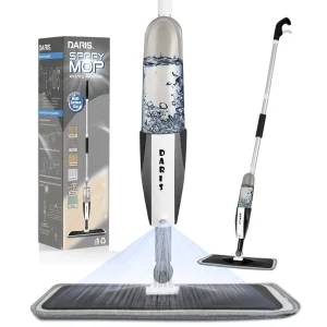 DARIS Household Multi function Cleaning Tools with Aluminum Detachable Handle 360 Degree Spray Mop
