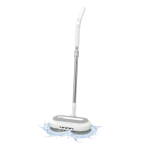 DENX DX2907 Cordless Electric Water Spray Mop 290ml Rechargeable Floor Cleaner with LED Light Auto Spray and 2000mAh Battery