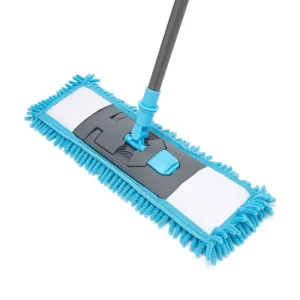 DOOSO Professional Microfiber Mop Flat Mop for Floor Cleaning Wet & Dry Sweeper Dust Mop with extra Refill