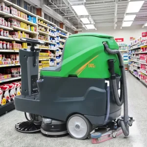 DQX86B Ride-On Self-Propelled Floor Washing Machine with 40-Gallon Hopper for Supermarkets, Malls, and Parking Lots